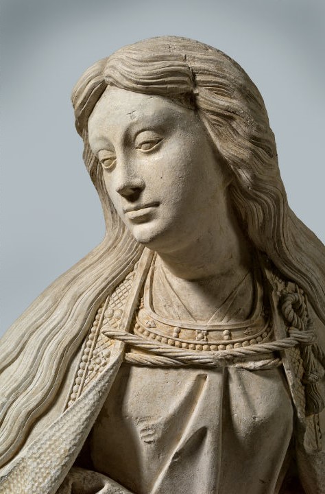 Attribué à Jean Crocq, La Vierge Marie, 1er quart du XVIe siècle, détail