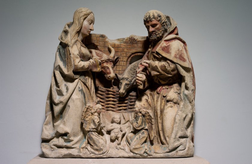 ativité de Jésus-Christ, calcaire polychrome, 2e moitié du XVe siècle-1ère moitié du XVIe siècle