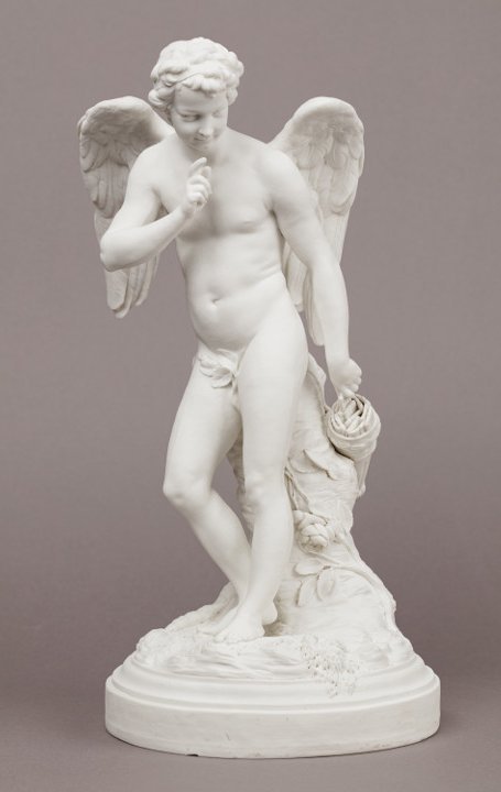 Manufacture Cyfflé à Lunéville, L’Amour, biscuit de porcelaine hybride, 1768-1779