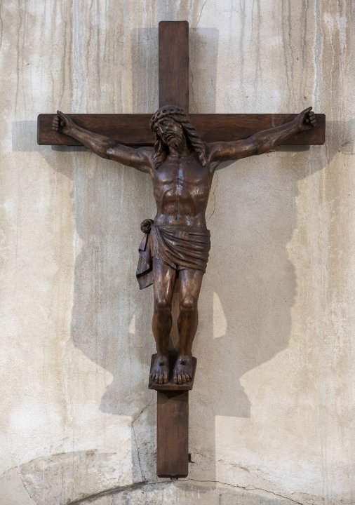 Lorraine, Christ en croix, XVIIIe siècle (?), Bois
