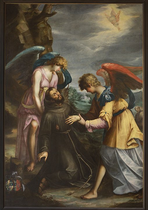 Jacques de Bellange, Le Ravissement de saint François, huile sur toile, vers 1600