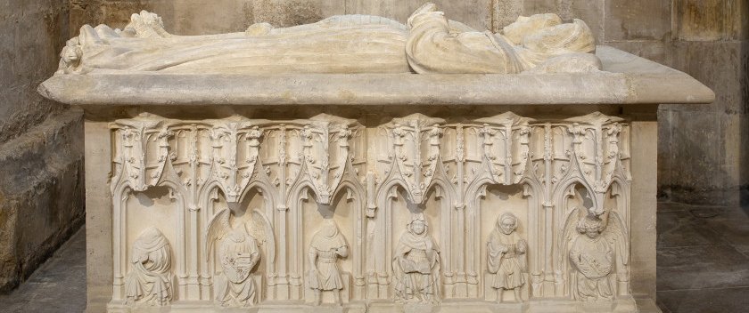 Lorraine, Fragments du monument funéraire d’Antoine de Vaudémont et de Marie d’Harcourt, 2e moitié du XVe siècle, Calcaire, restes de polychromie	