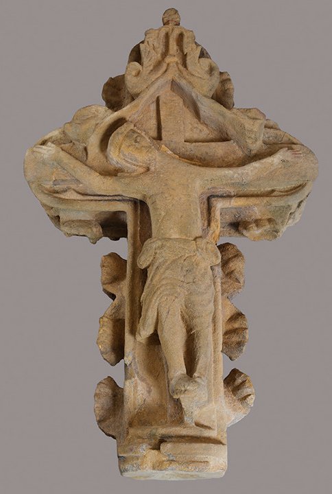 Croix d’affranchissement de Frouard, calcaire de Jaumont, 3e quart du XIIIe siècle