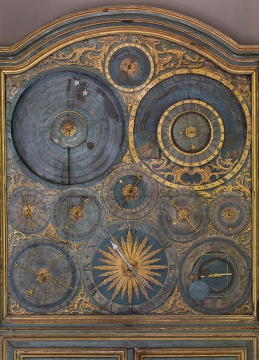 Bernard Joyeux, Horloge astronomique, milieu du XVIIIe siècle, détail