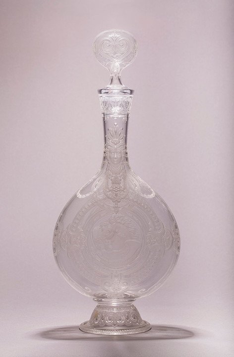 Manufacture de Baccarat, Carafe, verre, 1870-1880	